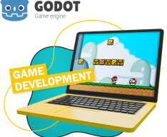 Godot.  Основа создания легендарных игр - КИБЕРшкола программирования для детей, компьютерные курсы для школьников, начинающих и подростков - KIBERone г. Проспект Вернадского