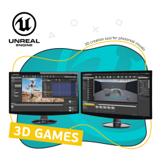 Unreal Engine 4. Игровой движок - КИБЕРшкола программирования для детей, компьютерные курсы для школьников, начинающих и подростков - KIBERone г. Проспект Вернадского