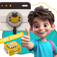 Тестирование & Vibe Debug. Охотники за багами - КИБЕРшкола программирования для детей, компьютерные курсы для школьников, начинающих и подростков - KIBERone г. Проспект Вернадского