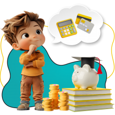 Финансовый интеллект вместе KIBERone - КИБЕРшкола программирования для детей, компьютерные курсы для школьников, начинающих и подростков - KIBERone г. Проспект Вернадского