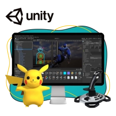 Мир игр на Unity 2D на популярном движке + AI-помощники - КИБЕРшкола программирования для детей, компьютерные курсы для школьников, начинающих и подростков - KIBERone г. Проспект Вернадского