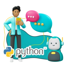 Умный чат-бот на Python на Telegram - КИБЕРшкола программирования для детей, компьютерные курсы для школьников, начинающих и подростков - KIBERone г. Проспект Вернадского