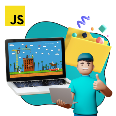 Программирование на JavaScript. Учимся создавать игры! - КИБЕРшкола программирования для детей, компьютерные курсы для школьников, начинающих и подростков - KIBERone г. Проспект Вернадского