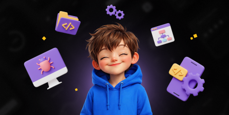 Идеальный сайт с нуля: код, дизайн и AI-помощник - КИБЕРшкола программирования для детей, компьютерные курсы для школьников, начинающих и подростков - KIBERone г. Проспект Вернадского